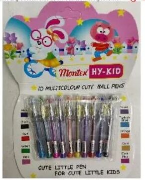 Plastic Montex Ball Pen, For Writing, Ink Color : Blue