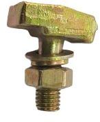 SAI MS Zinc Coated Forged Elevator Guide Clip, Certification : ISO 9001:2008 Certified