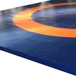 Blue PVC Wrestling Mat, Size : 12MTR X 12MTR X 60MM