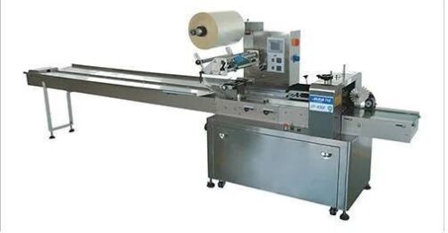 NPS Stainless Steel Flow Wrap Machine, Voltage : 220 V