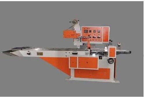 50/60 Hz 100kg Electric Stainless Steel Horizontal Pillow Wrapping Machine, Capacity : 1000-2000 Pouch Per Hour