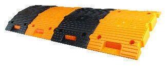 PVC Speed Breaker, For Road Safety, Color : Yellow Black
