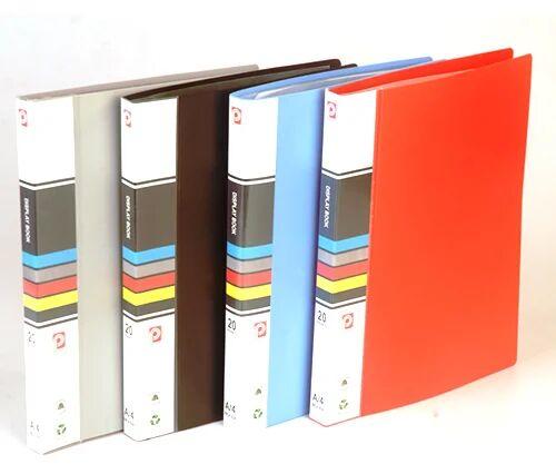 PP A4 Display Book, For Office, Study Purpose, Color : Blue, Red, Gray, Black