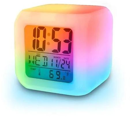 Digital Alarm Clock, Packaging Type : Box