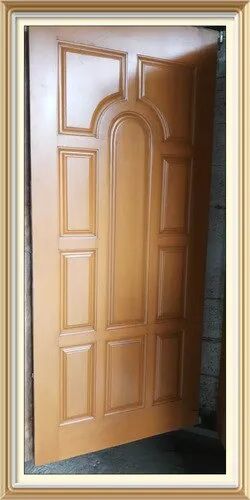 Hinged Unfinished Mahogany Wood Door