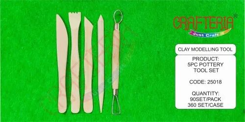 Crafteria Pottery Tool Set, Packaging Type : Packet