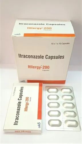 Itraconazole Capsules, Packaging Type : Mono Pack