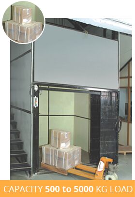Goods Elevator, Application : Lifting Loads