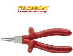 Friedrich Chrome Vanadium Sreel Round Nose Plier, Color : Red