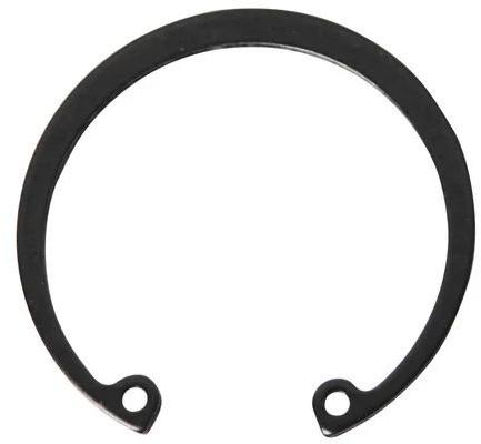 Black Round Metal Internal Circlip, For Machinery Use, Size : Customised