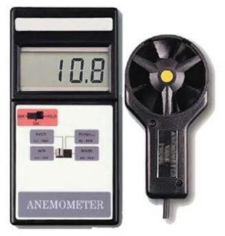 ABS Plastic Vane Anemometer, For Air Velocity, Packaging Type : Box