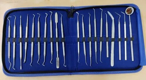 Stainless Steel Dental Conservative Kit, For Hospital 