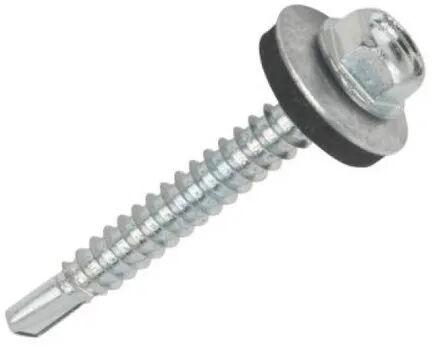 Carbon Steel Self Drilling Screw, For Roofing, Size : 4.8 Mm - 6.3 Mm