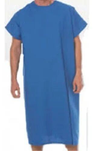 Plain Cotton Reusable Patient Gown, Size : Medium