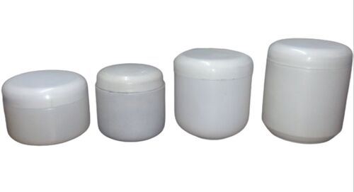 HDPE Cream Jar, Shape : Round