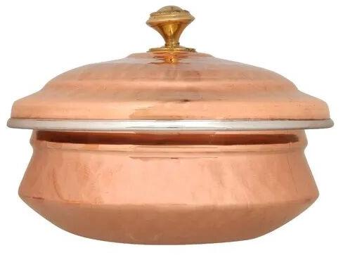 Copper Dish Serving Bowl, For Home