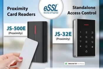 Access Control System, Color : Black
