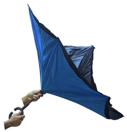 Nylon Plain Reverse Umbrella, Size : 23'