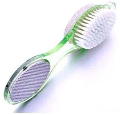 Plastic Foot Brush, Color : Green