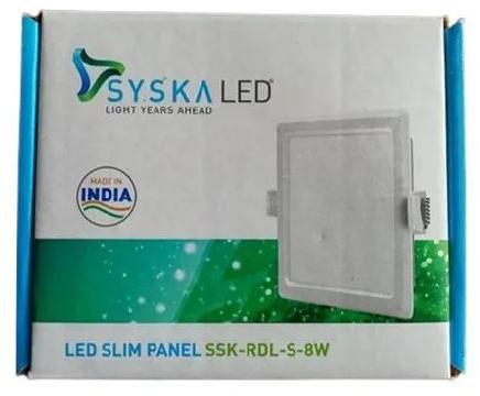 Rectangle Syska LED Slim Panel, Lighting Color : Cool White