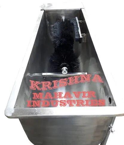 Milk Can Scrubber Machine, Power : 2 HP