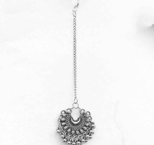 German Silver Maang Tikka, Size : Standard