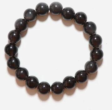 Black Obsidian Bracelets, Size : 10 Mm