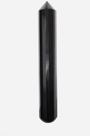 Black Tourmaline Wand, Color : Black 