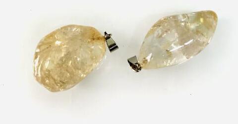 Citrine Tumble Pendant