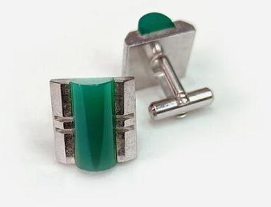 Green Onyx Cufflinks