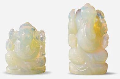 Opalite Ganesha Idol, Ideal:for Meditation