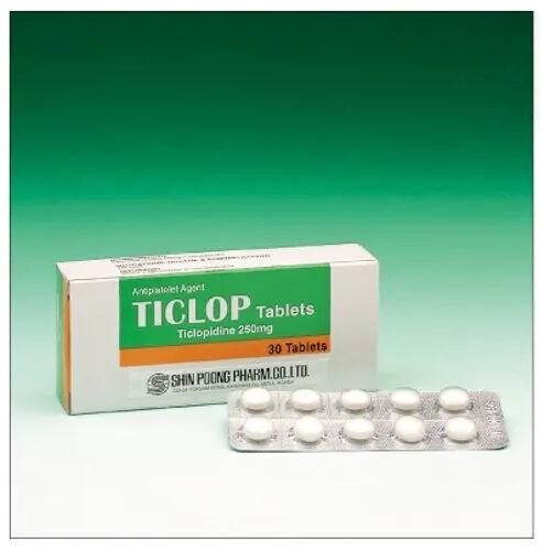 Ticlopidine Tablets, Packaging Type : Box