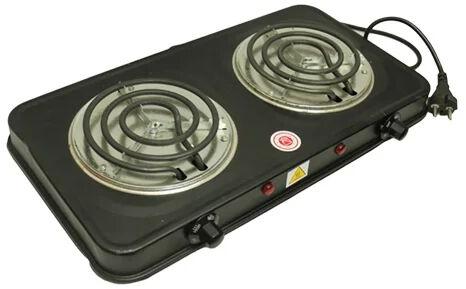 Double Hot Plate, Color : Black