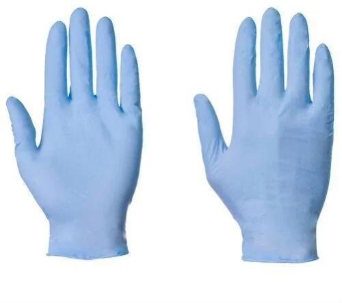 Blue Rubber Laboratory Gloves, Gender : Unisex