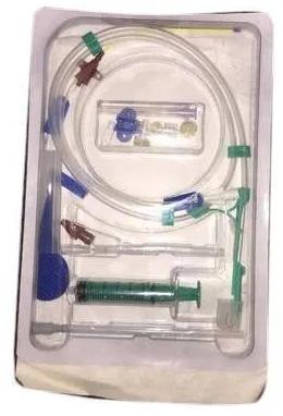 Curved Silicone Hemodialysis Catheter Kit, For Hospital