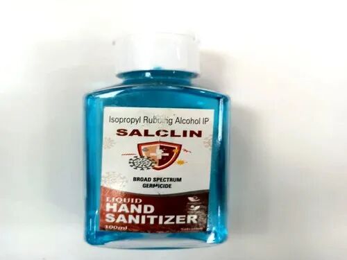 Salclin Liquid Hand Sanitizer, Packaging Size : 100 Ml