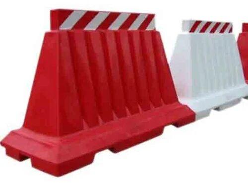 Plastic Road Barrier, Color : Red