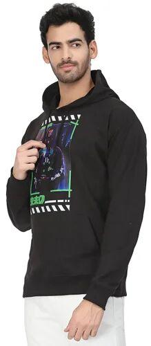 Mens Hooded Sweatshirt, Size : All Sizes