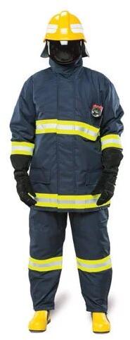 100% Cotton Fr Fire Retardant Suit, Color : Blue Yellow