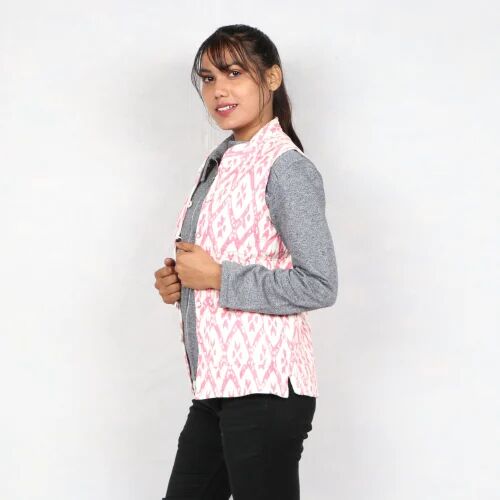 Printed Cotton Jacket, Size : S, M, L, XL