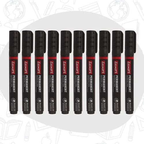 Plastic BLACK Permanent Marker Pen