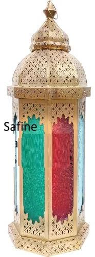 Moroccan Lantern, Size : 6.5x6.5x26 Inches