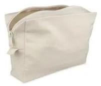 Cotton Toiletry Pouch, Pattern : Plain