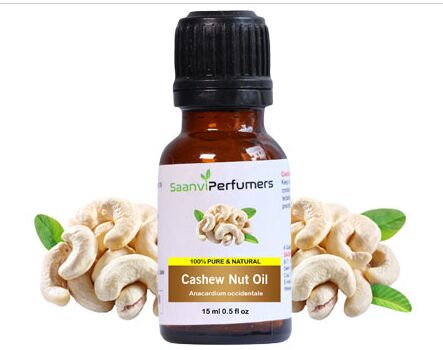 Cashew Nut Oil, Packaging Size : 15ml, 50ml, 100ml, 300ml, 500ml 1000ml