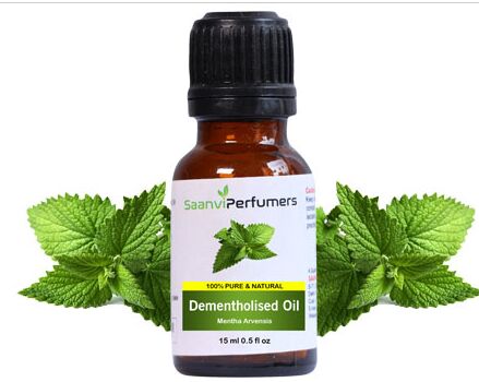 Dementholised Mint Oil, Packaging Size : 500ml 1000ml