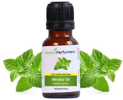 Mentha Oil, Packaging Size : 15ml, 50ml, 100ml, 300ml, 500ml 1000ml