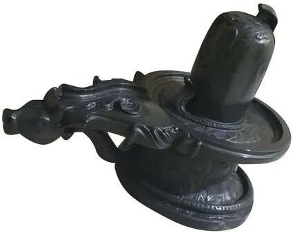 Black Marble Shivling, For Temples