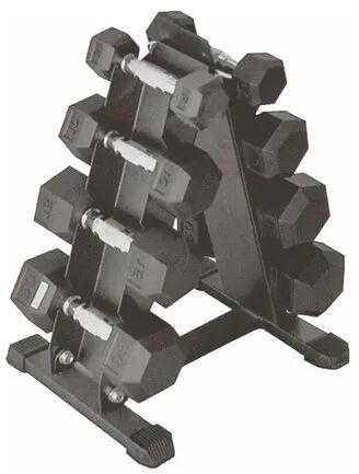 Metal Dumbbell Rack, Color : Black