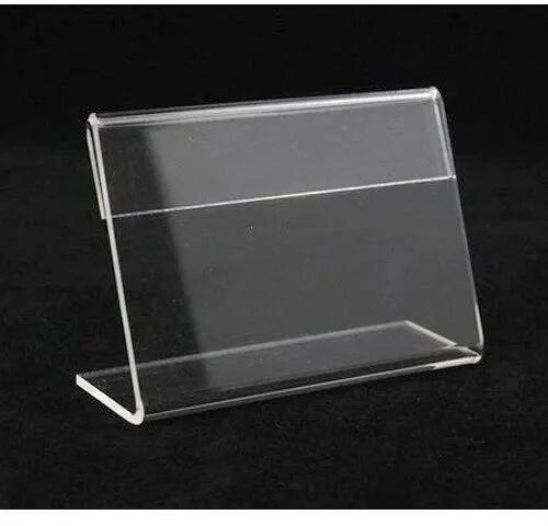 Rectangle Acrylic Business Card Holder, Color : Transparent