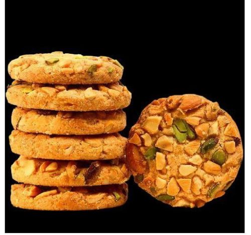 Badam Pista Cookies, Packaging Type : Round